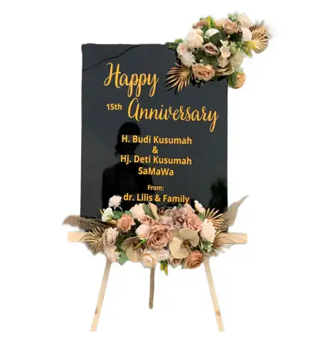 Papan Bunga Akrilik Balas Klumprik