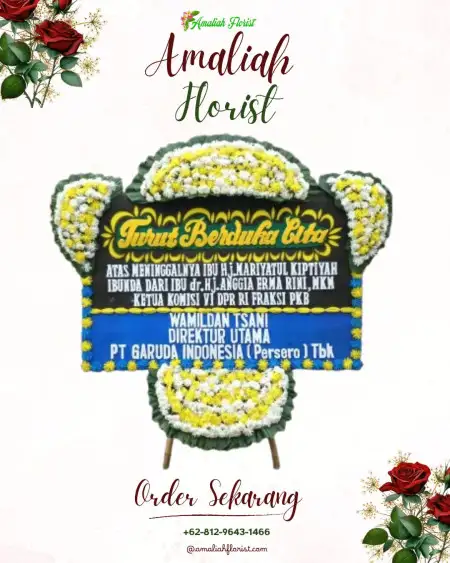 Papan Bunga Duka Balas Klumprik